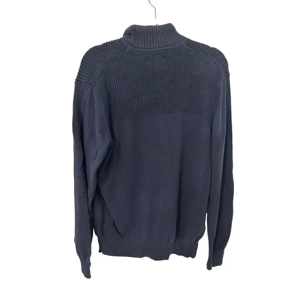 💙🤎 Field & Stream Navy Quarter Zip Pullover XL - Cozy King Vibes ✨